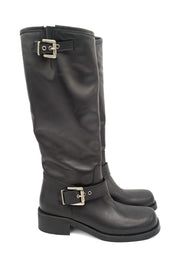 Gaia Shoes Tilde stivali biker in pelle