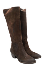 Gaia Shoes Minnie stivali stile texano in pelle scamosciata