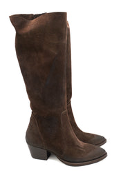 Gaia Shoes Minnie stivali stile texano in pelle scamosciata