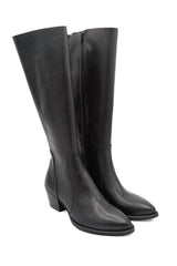 Gaia Shoes Minnie stivali in pelle con punta affusolata