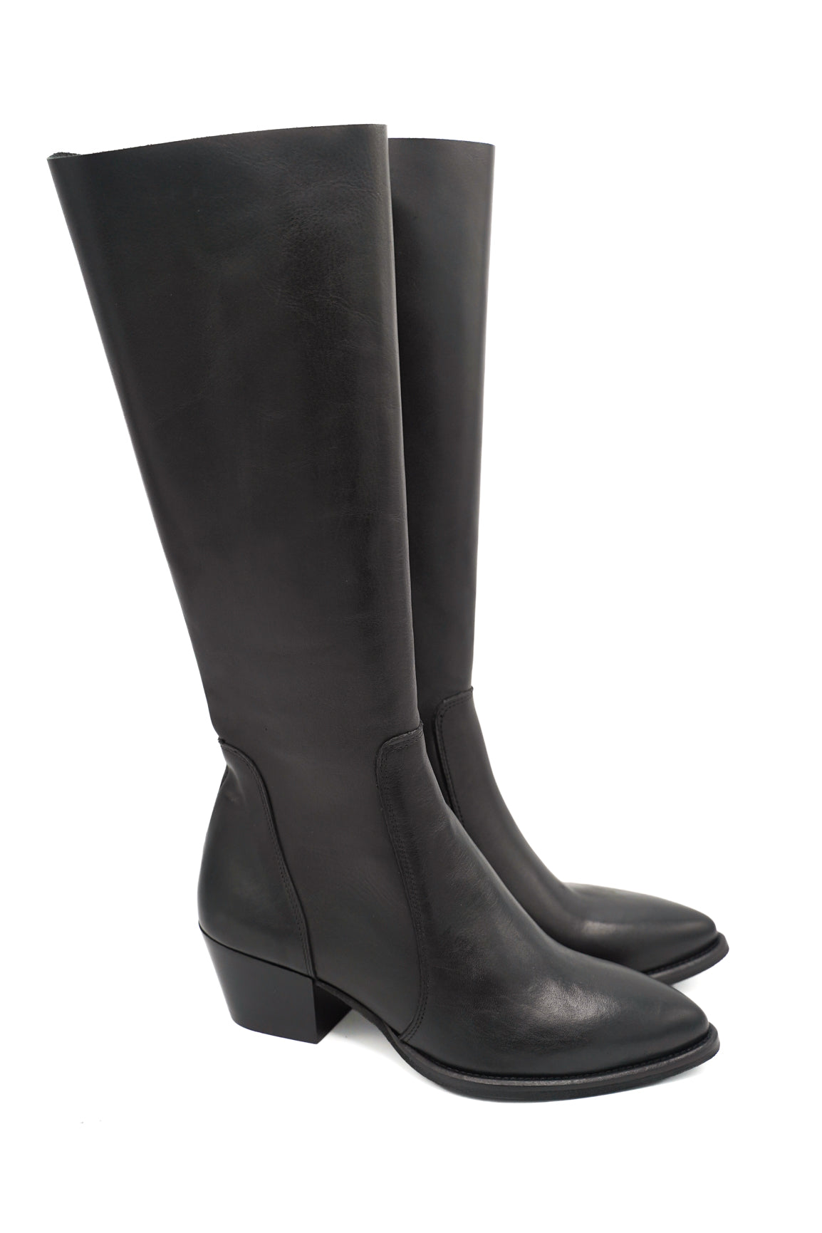 Gaia Shoes Minnie stivali in pelle con punta affusolata