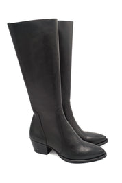 Gaia Shoes Minnie stivali in pelle con punta affusolata