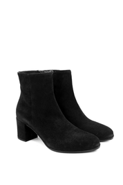 Gaia Shoes 289 stivaletti in pelle scamosciata e punta tonda
