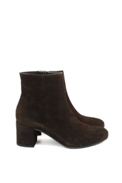 Gaia Shoes 289 stivaletti in pelle scamosciata e punta tonda