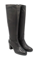 Gaia Shoes 3005 stivali classici in pelle con tacco 6 cm
