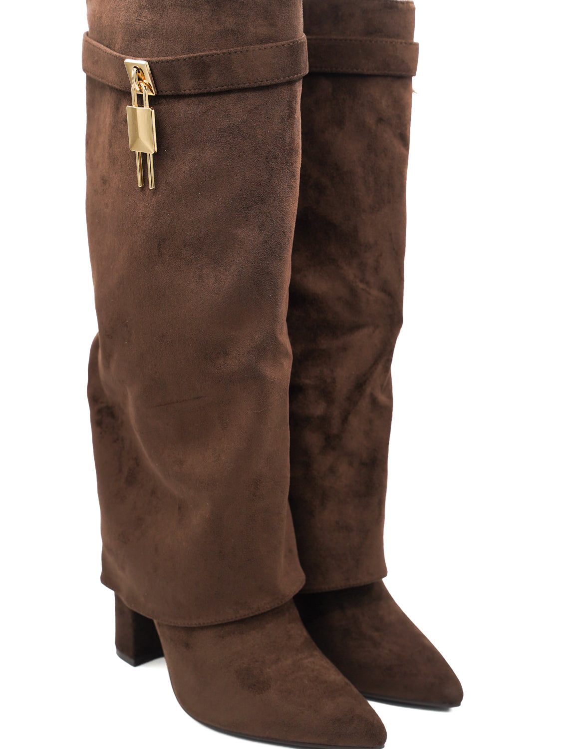 Gaia Shoes Fabiana stivale scamosciato con dettaglio metallico