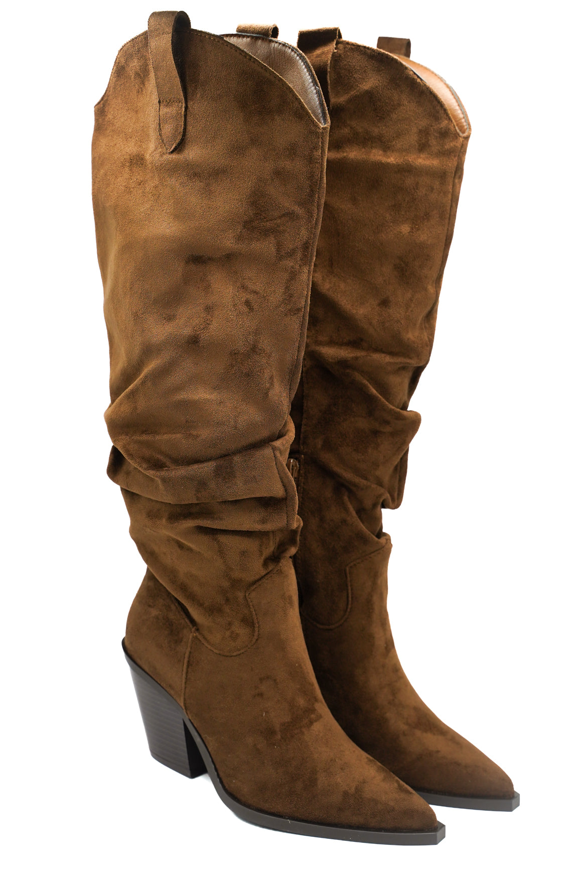 Gaia Shoes Francesca stivali texani scamosciati