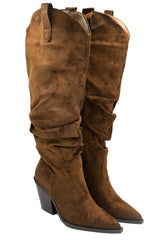 Gaia Shoes Francesca stivali texani scamosciati
