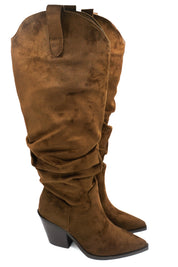 Gaia Shoes Francesca stivali texani scamosciati