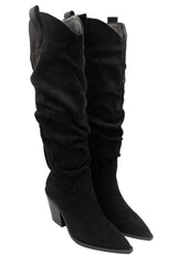 Gaia Shoes Francesca stivali texani scamosciati