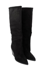 Gaia Shoes Giulia stivali scamosciati al ginocchio