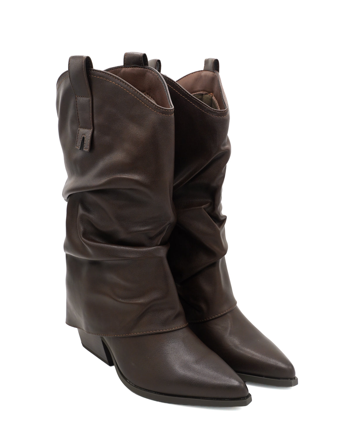 Gaia Shoes Elena stivali camperos con risvolto