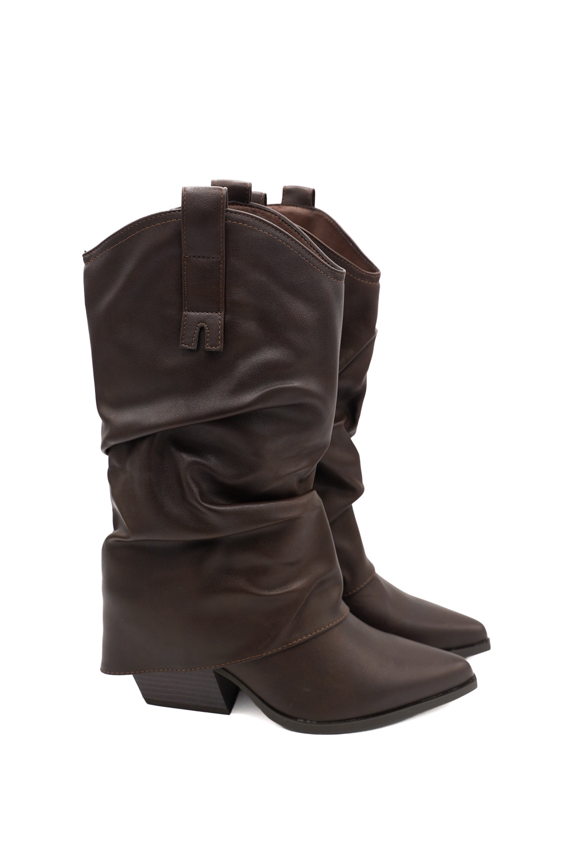 Gaia Shoes Elena stivali camperos con risvolto