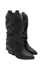 Gaia Shoes Elena stivali camperos con risvolto