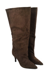 Gaia Shoes Giordana stivali slouchy scamosciati