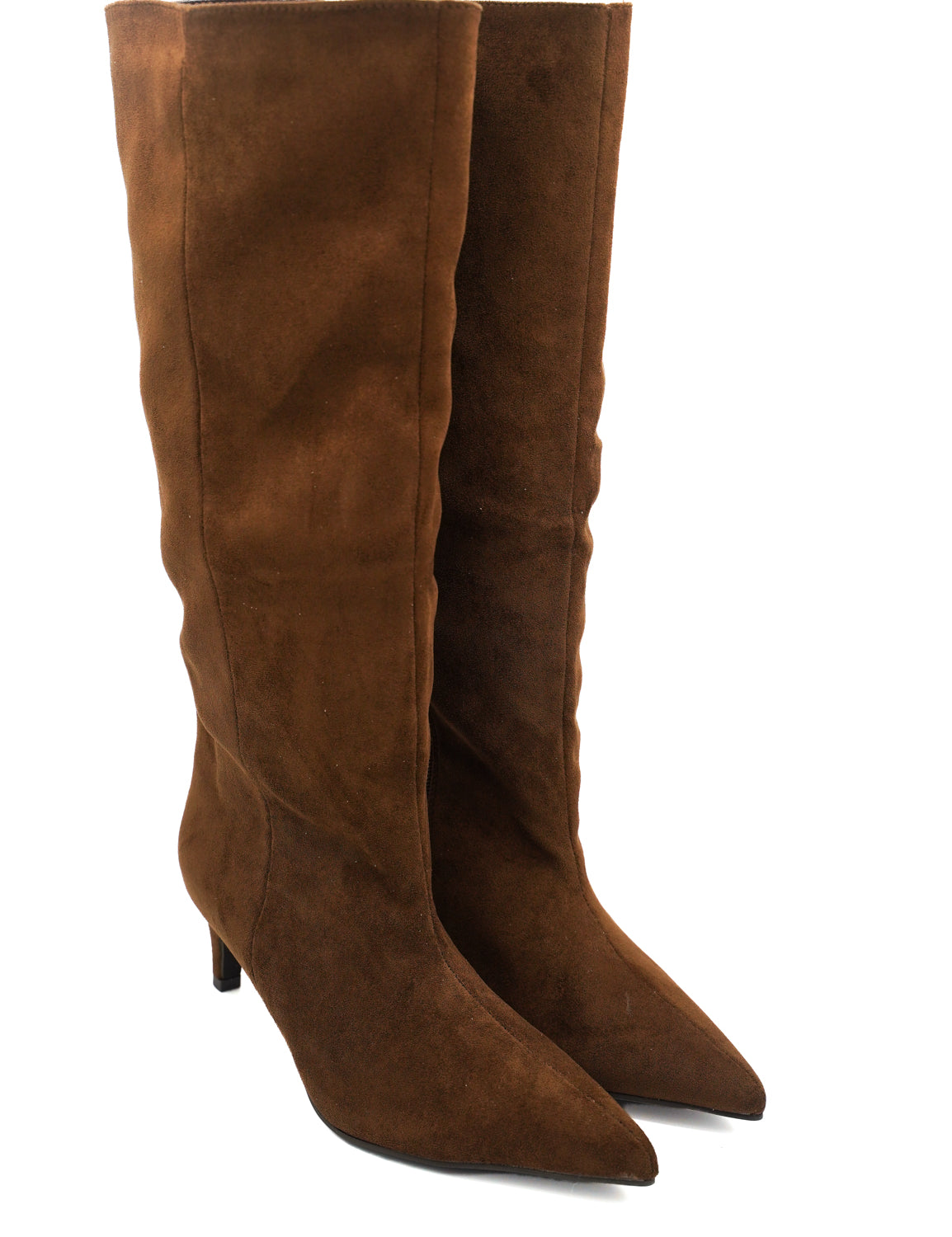 Gaia Shoes Floriana stivali alti al ginocchio scamosciati