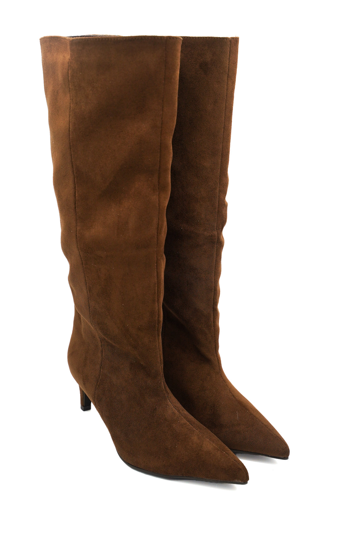 Gaia Shoes Floriana stivali alti al ginocchio scamosciati