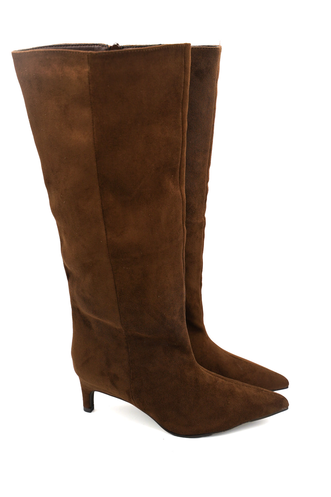Gaia Shoes Floriana stivali alti al ginocchio scamosciati