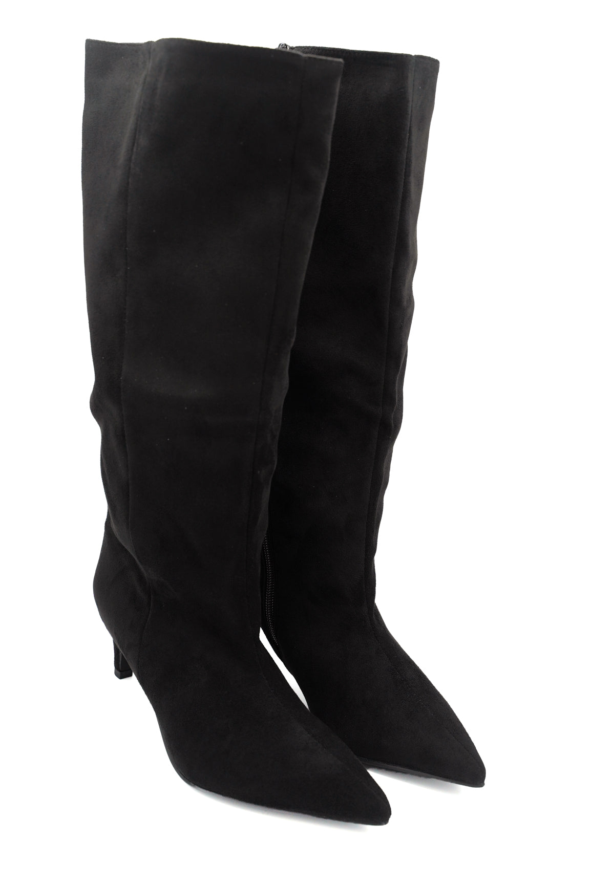 Gaia Shoes Floriana stivali alti al ginocchio scamosciati