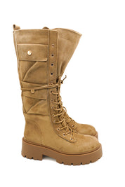 Gaia Shoes Giorgia anfibi alti scamosciati