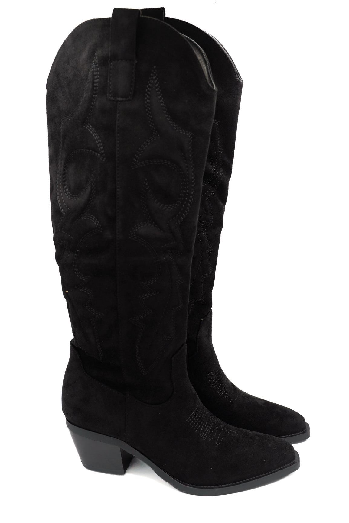 Gaia Shoes Gloria stivali texani alti scamosciati