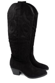 Gaia Shoes Gloria stivali texani alti scamosciati
