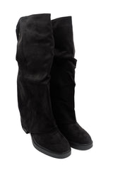 Gaia Shoes Franca slouchy boots scamosciati
