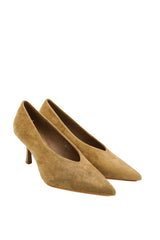 Gaia Shoes Germana decollete scamosciati con scollo a V