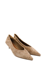 Gaia Shoes Giuliana decollete scamosciati con tacco kitten