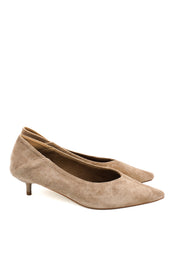 Gaia Shoes Giuliana decollete scamosciati con tacco kitten