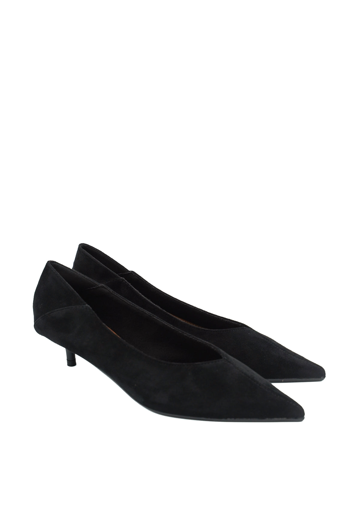 Gaia Shoes Giuliana decollete scamosciati con tacco kitten