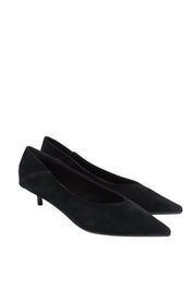 Gaia Shoes Giuliana decollete scamosciati con tacco kitten