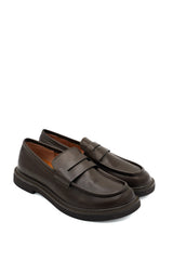 Gaia Shoes Sabrina penny loafer con profilo arrotondato