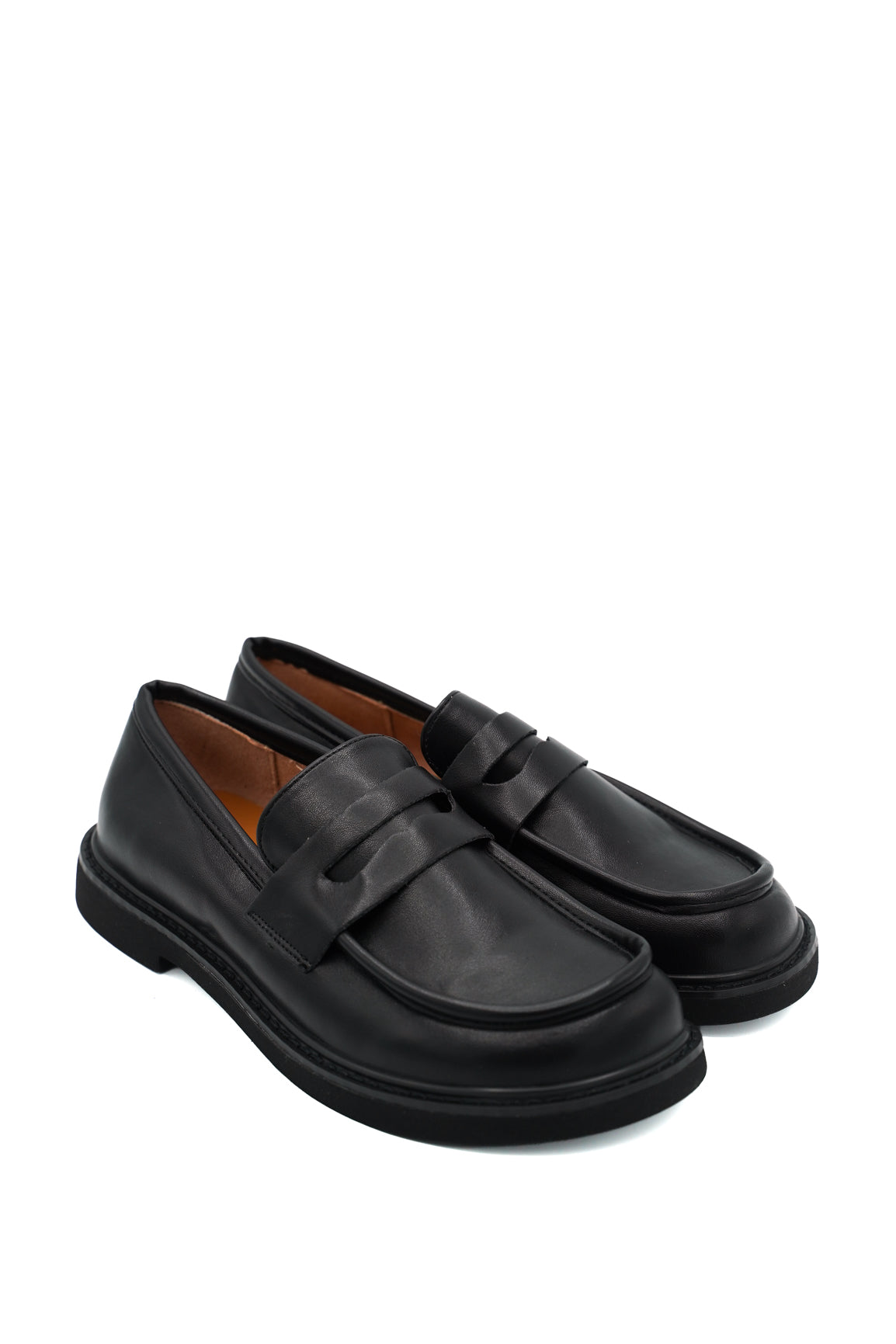 Gaia Shoes Sabrina penny loafer con profilo arrotondato