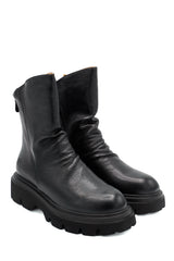 Gaia Shoes Sharon biker con zip posteriore