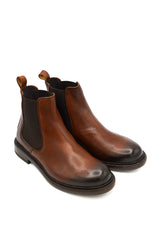 Exton 9825 stivaletti beatles uomo in pelle sfumata