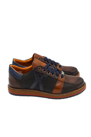 Exton 8851 sneakers uomo con design a pannelli multicolore