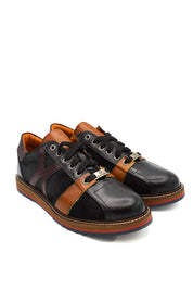 Exton 8851 sneakers uomo con design a pannelli multicolore