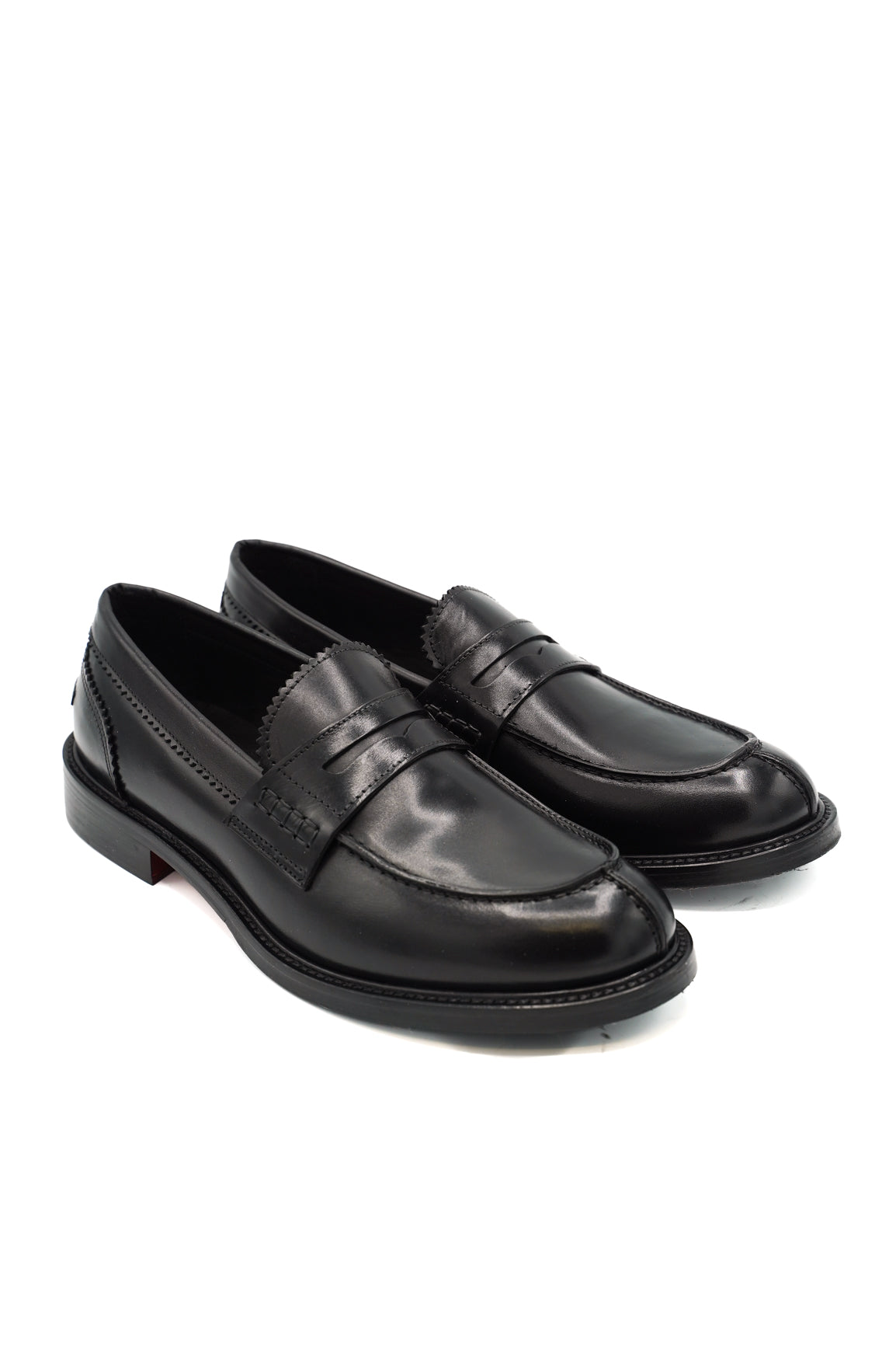 Scarpissime CITY 11 penny loafer uomo in pelle spazzolata