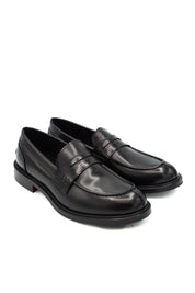 Scarpissime CITY 11 penny loafer uomo in pelle spazzolata