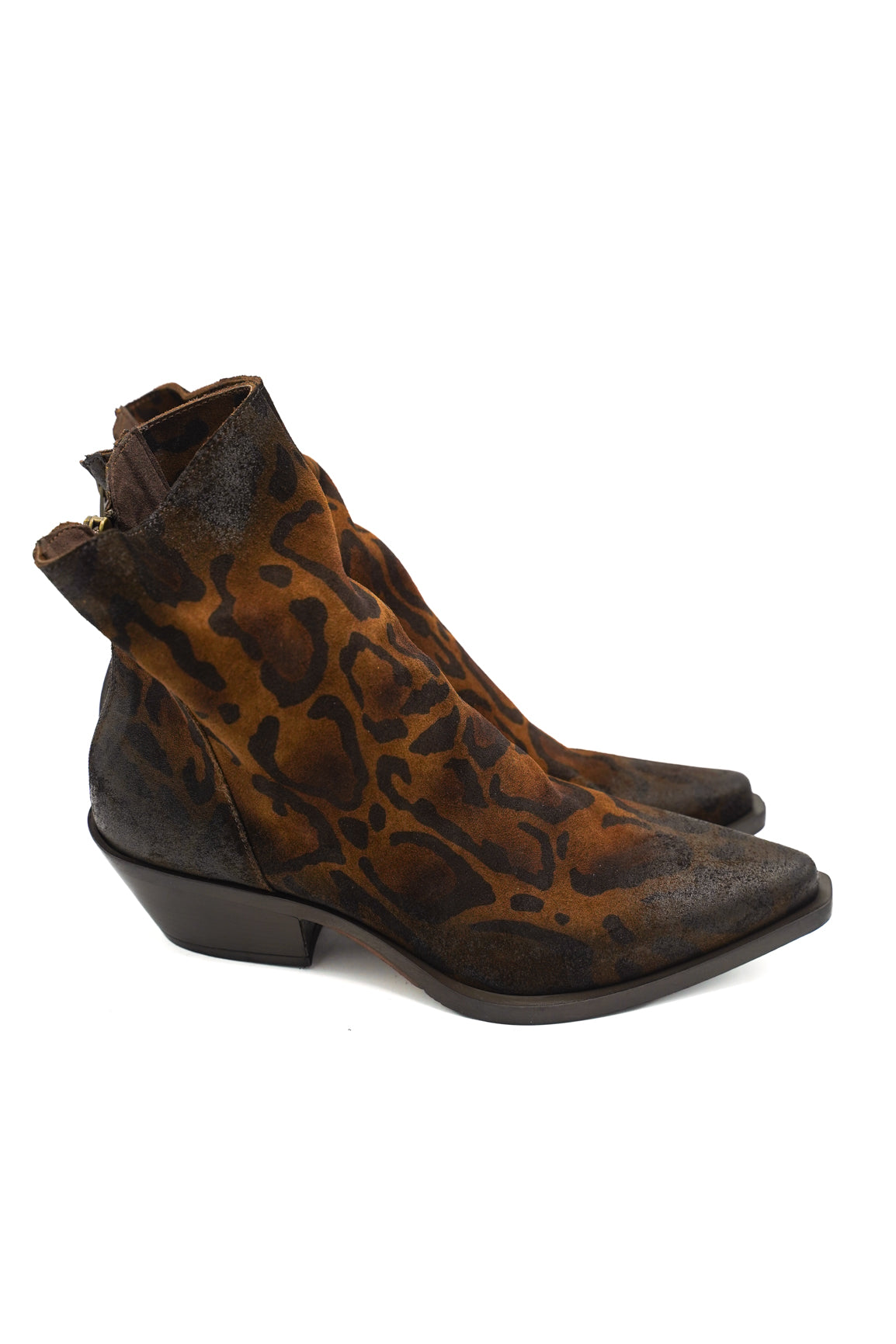 Metisse DX2215 stivaletti texani leopardati