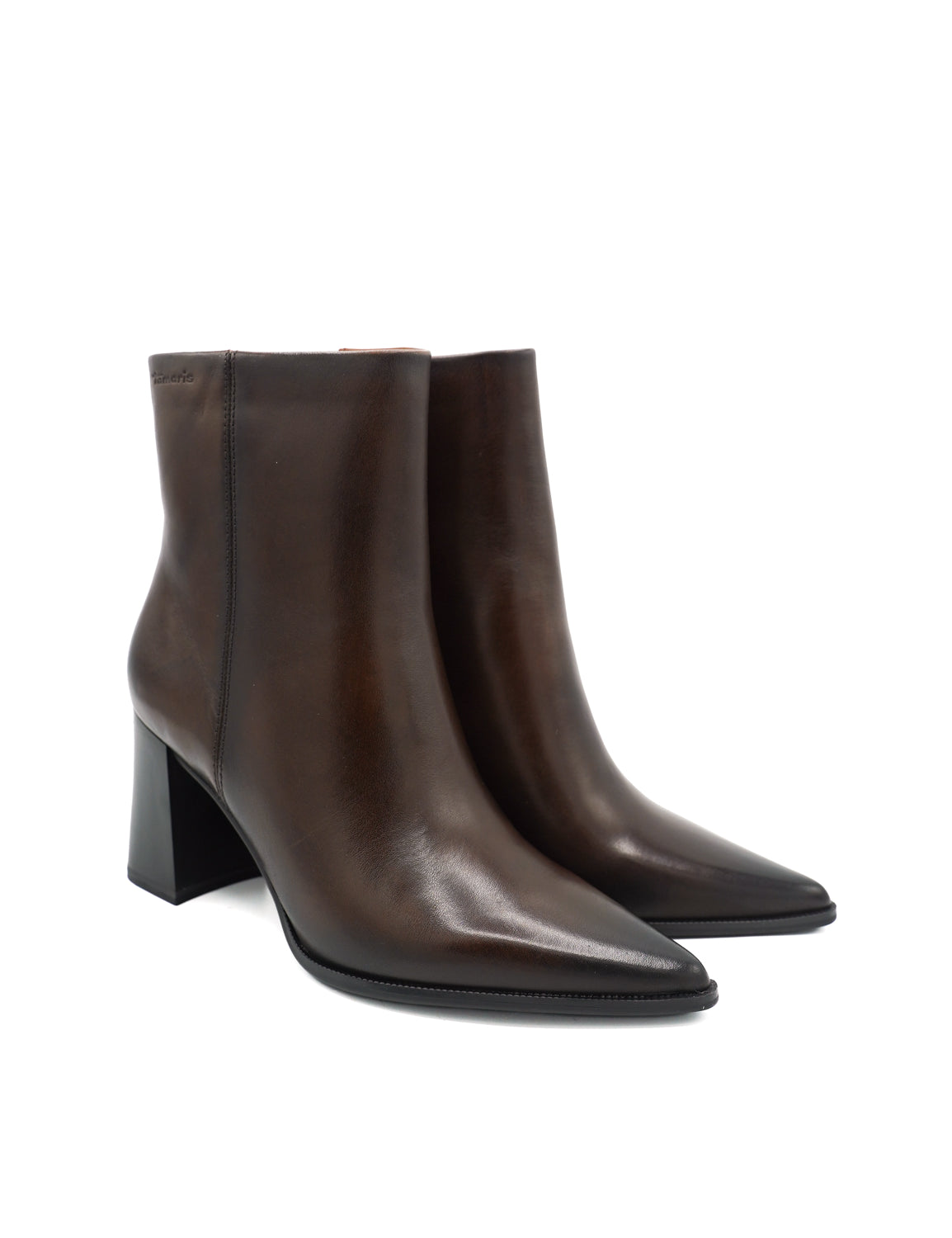 Tamaris 25394 stivaletti con punta affusolata e tacco blocco da 8,5 cm