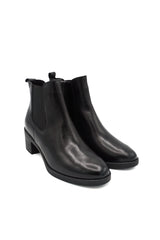 Scarpissime 25331 tronchetti stile chelsea in pelle sfumata