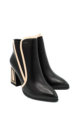 Rockaway 84711 Stivaletti con tubolature a contrasto
