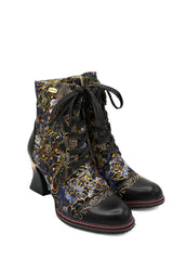 Laura Vita ELEAO 03 Stivaletti con motivi patchwork