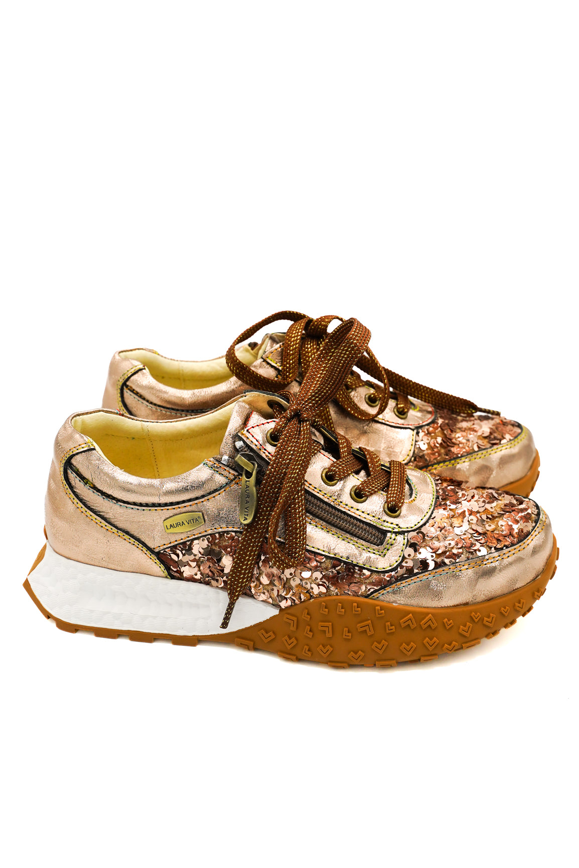 Laura Vita EVITAO 03 Sneakers dal design artistico floreale