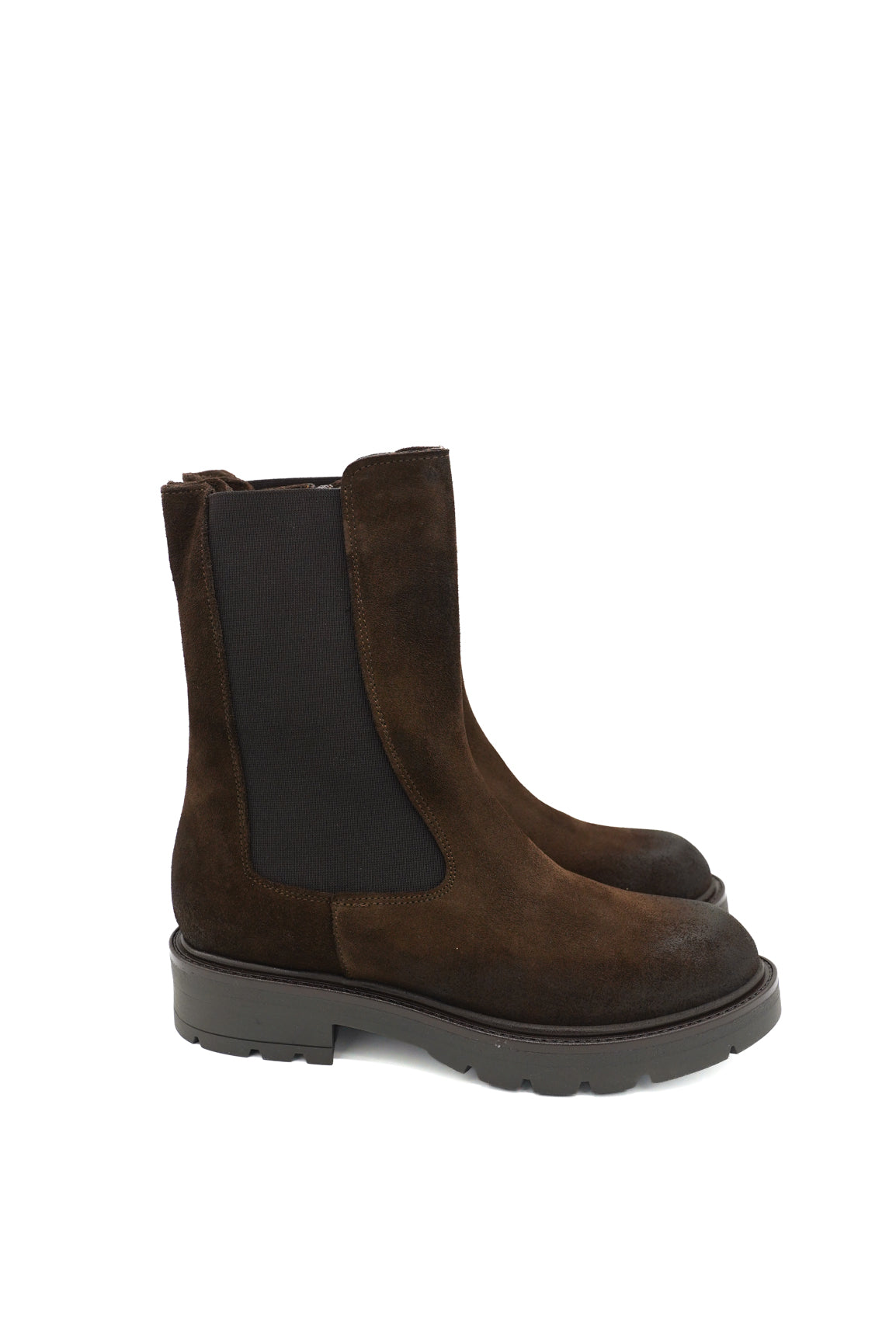 Gaia Shoes PRAGA 4 Stivaletti scamosciati con punta arrotondata