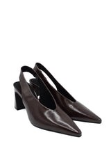 Gaia Shoes S26585 Dècolletè slingback con punta affilata