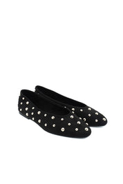 Gaia Shoes S26525 Ballerine scamosciate con borchie