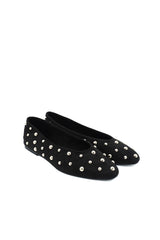 Gaia Shoes S26525 Ballerine scamosciate con borchie
